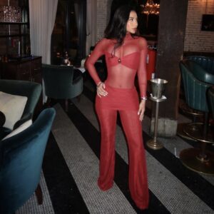 Red allure jumpsuit